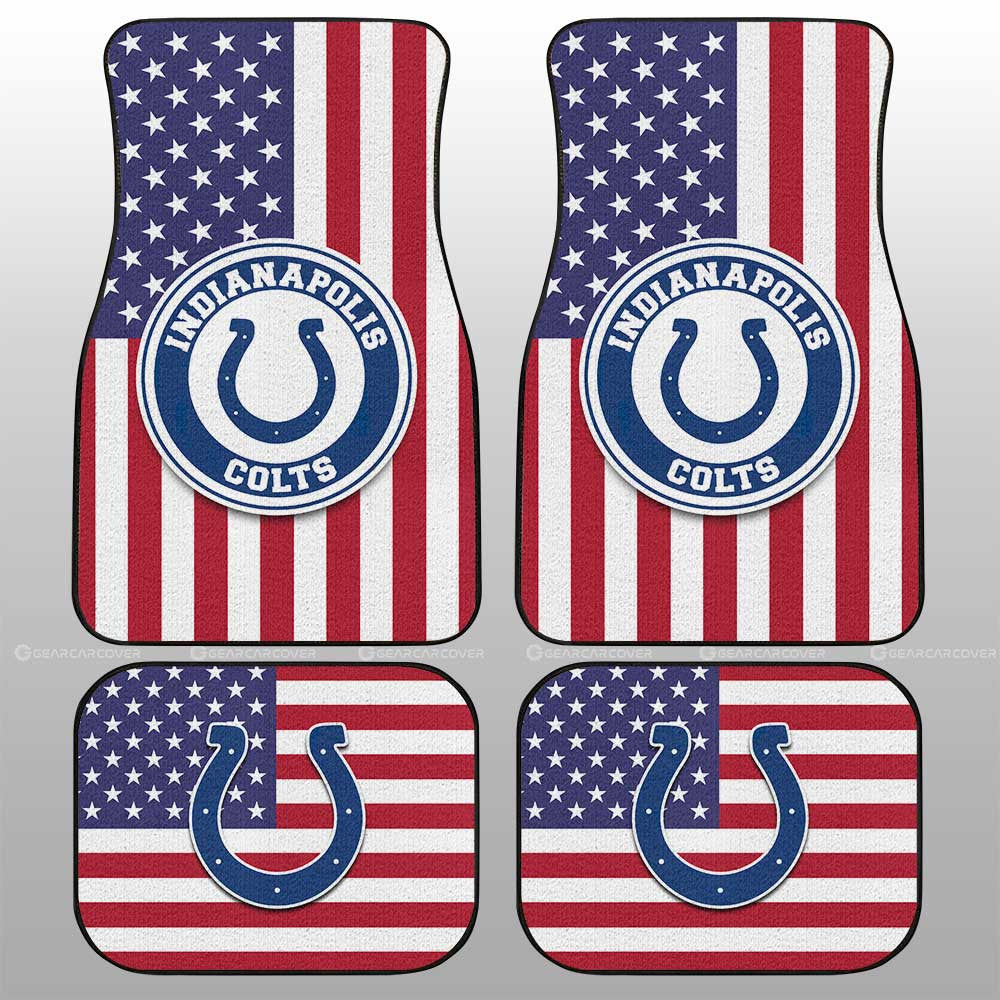 Indianapolis Colts Car Floor Mats Custom Car Decor Accessories - Gearcarcover - 1