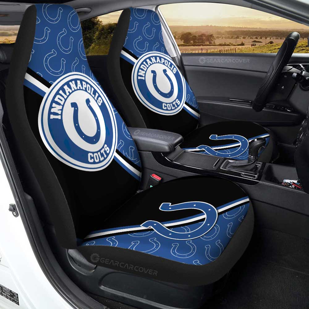 Indianapolis Colts Car Seat Covers Custom Car Accessories For Fans - Gearcarcover - 1