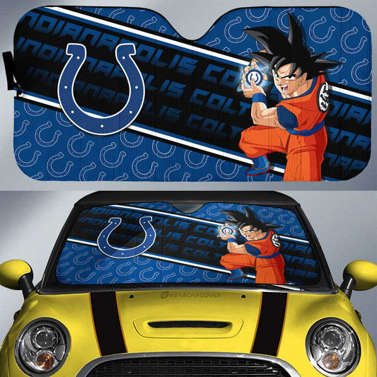 Indianapolis Colts Car Sunshade Custom Car Decorations For Fans - Gearcarcover - 1