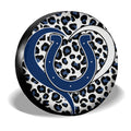 Indianapolis Colts Spare Tire Cover Custom Leopard Heart For Fans - Gearcarcover - 3