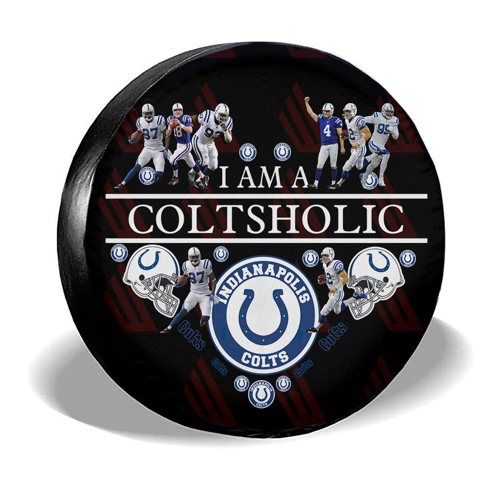 Indianapolis Colts Spare Tire Covers Custom For Holic Fans - Gearcarcover - 3