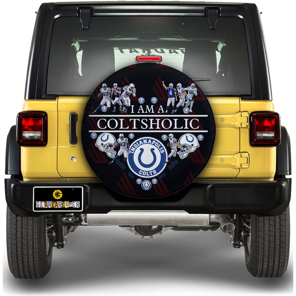 Indianapolis Colts Spare Tire Covers Custom For Holic Fans - Gearcarcover - 1