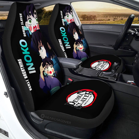 Inoko Car Seat Covers Custom Demon Slayer Anime - Gearcarcover - 1