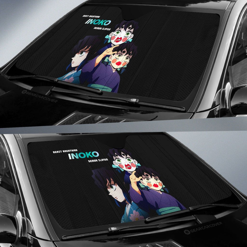 Inoko Car Sunshade Custom Demon Slayer Anime - Gearcarcover - 2