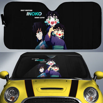 Inoko Car Sunshade Custom Demon Slayer Anime - Gearcarcover - 1