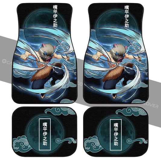 Inosuke Beast Breathing Car Floor Mats Custom Anime Demon Slayer Car Accessories - Gearcarcover - 2