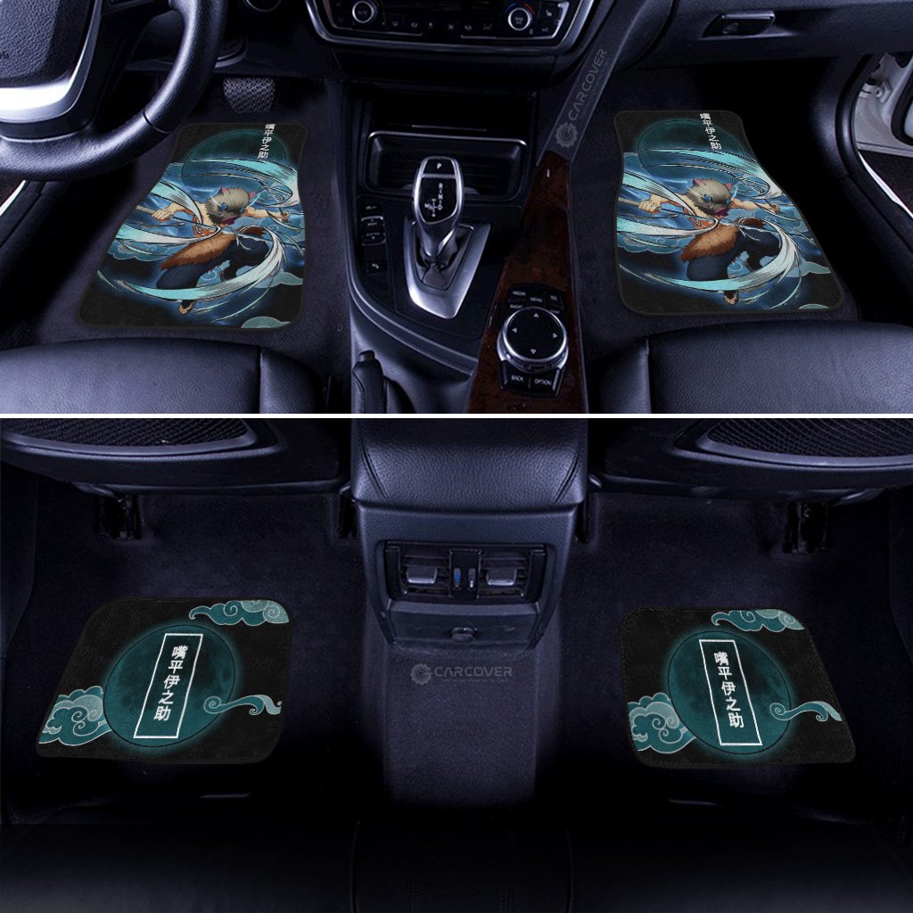 Inosuke Beast Breathing Car Floor Mats Custom Anime Demon Slayer Car Accessories - Gearcarcover - 3