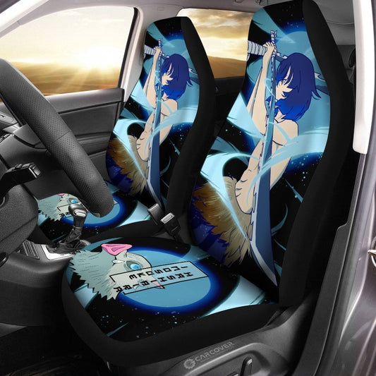 Inosuke Beast Breathing Seat Covers Custom Demon Slayer Anime Car - Gearcarcover - 2