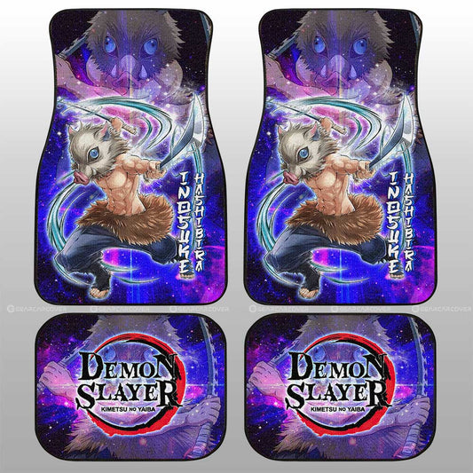 Inosuke Hashibira Car Floor Mats Custom Characters Demon Slayer Car Accessories - Gearcarcover - 1