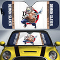 Inosuke Hashibira Car Sunshade Custom Demon Slayer Car Accessories For Anime Fans - Gearcarcover - 1