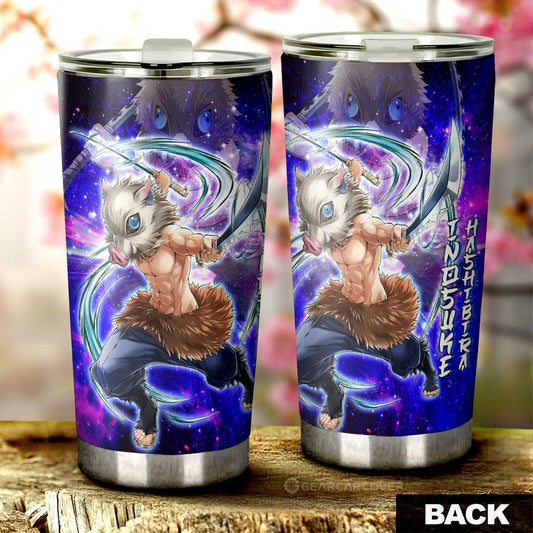 Inosuke Hashibira Tumbler Cup Custom Characters Demon Slayer Car Accessories - Gearcarcover - 2