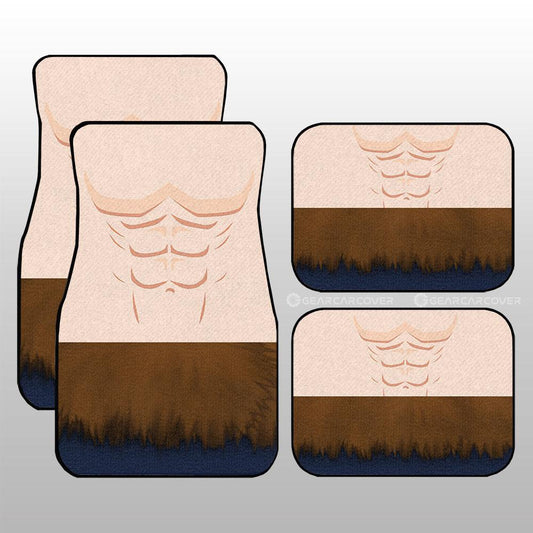 Inosuke Uniform Car Floor Mats Custom Demon Slayer Anime Car Accessories - Gearcarcover - 1