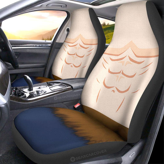 Inosuke Uniform Car Seat Covers Custom Demon Slayer Anime Car Accessories - Gearcarcover - 2