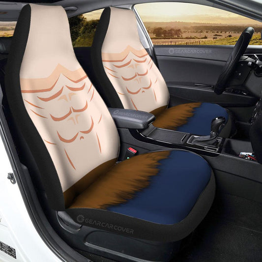 Inosuke Uniform Car Seat Covers Custom Demon Slayer Anime Car Accessories - Gearcarcover - 1