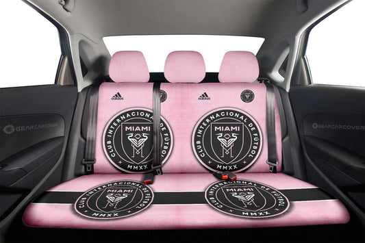 Inter Miami CF Car Back Seat Covers Custom Car Accessories For Fans - Gearcarcover - 1