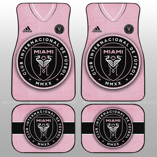 Inter Miami CF Car Floor Mats Custom Car Accessories For Fans - Gearcarcover - 1