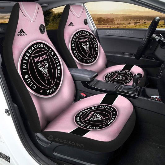 Inter Miami CF Car Seat Covers Custom Car Accessories For Fans - Gearcarcover - 1