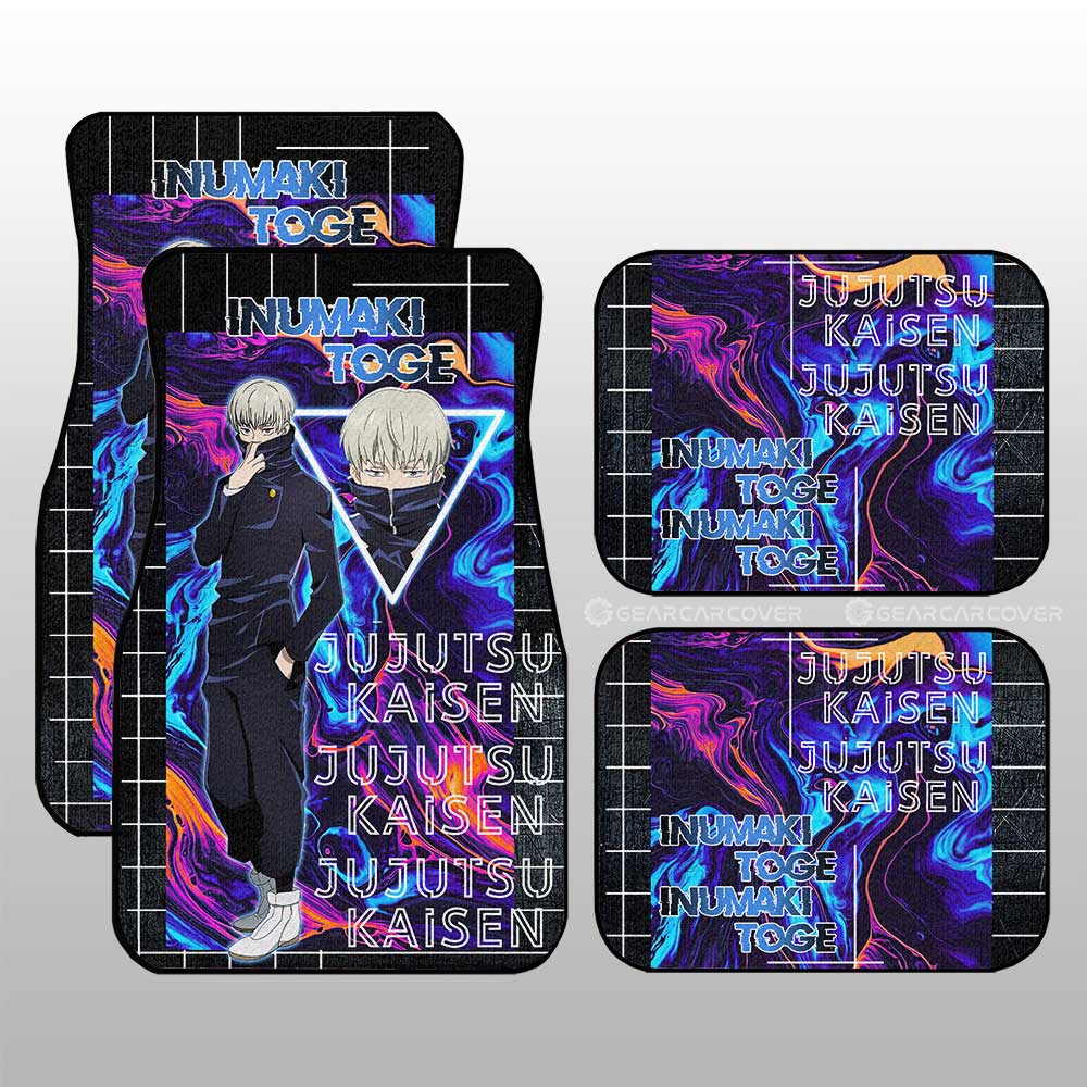 Inumaki Toge Car Floor Mats Custom Jujutsu Kaisen Anime Car Accessories - Gearcarcover - 3