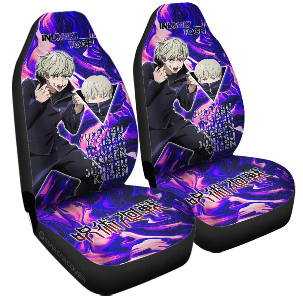 Inumaki Toge Car Seat Covers Custom Jujutsu Kaisen Anime Car Accessories - Gearcarcover - 3