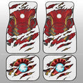 Iron Man Car Floor Mats Custom Uniform Car Accessories - Gearcarcover - 1