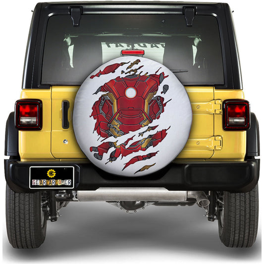 Iron Man Spare Tire Cover Custom Uniform Car Accessories - Gearcarcover - 1