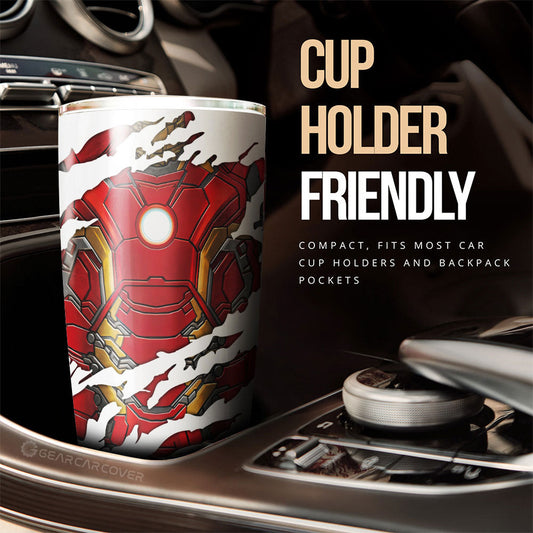 Iron Man Tumbler Cup Custom Uniform Car Accessories - Gearcarcover - 2