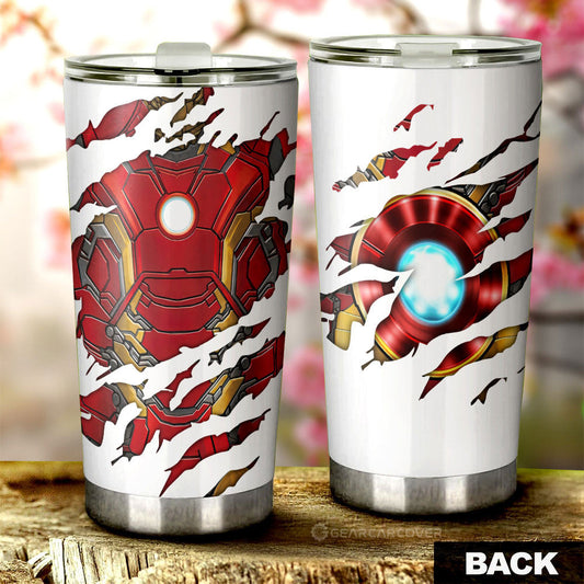 Iron Man Tumbler Cup Custom Uniform Car Accessories - Gearcarcover - 1