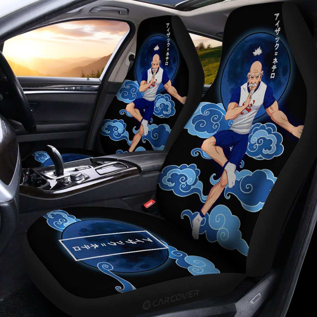 Isaac Netero Car Seat Covers Custom Hunter x Hunter Anime Car Accessories - Gearcarcover - 2