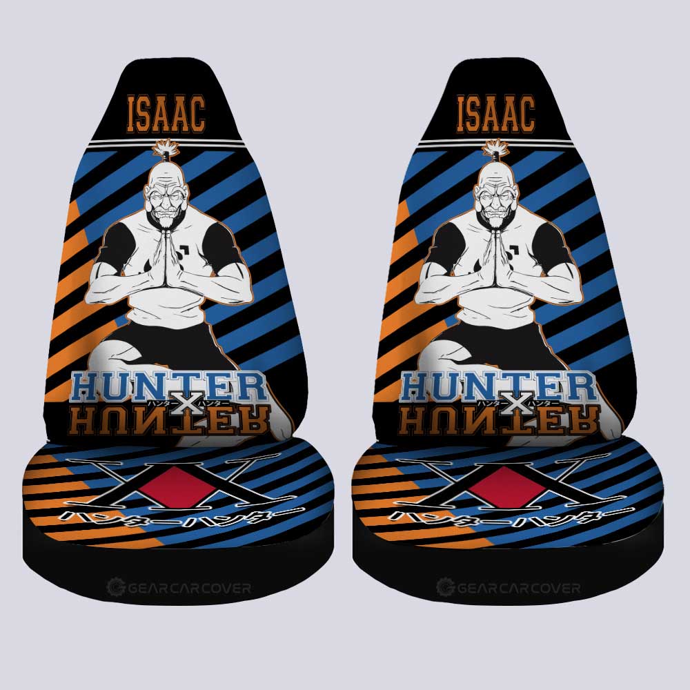 Isaac Netero Car Seat Covers Custom Hunter x Hunter Anime Car Accessories - Gearcarcover - 2