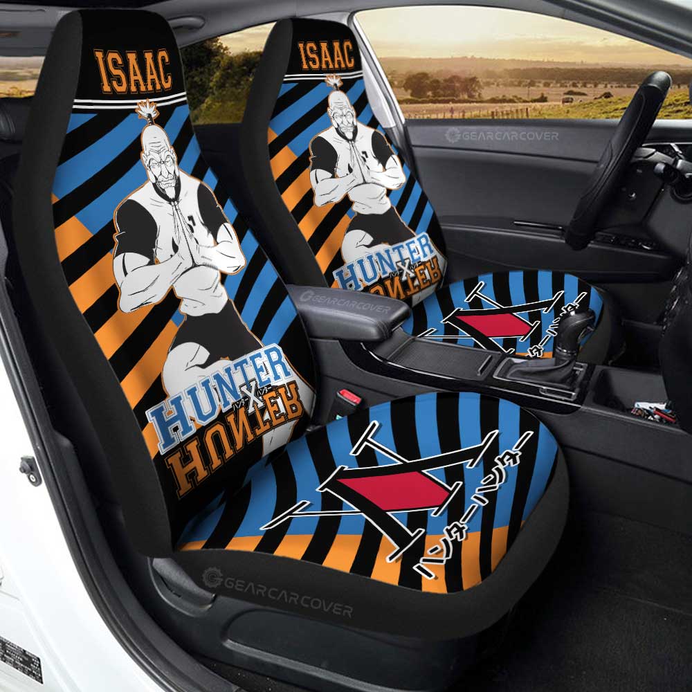 Isaac Netero Car Seat Covers Custom Hunter x Hunter Anime Car Accessories - Gearcarcover - 3