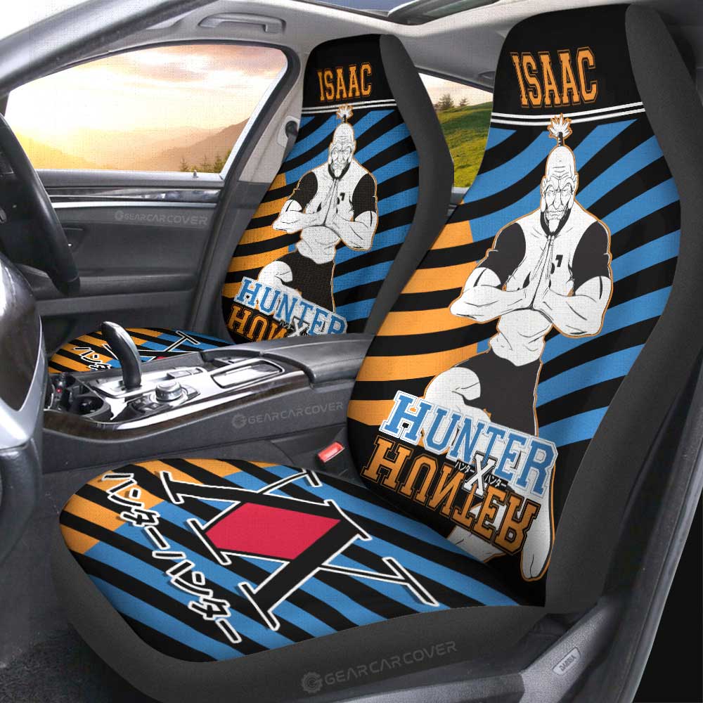 Isaac Netero Car Seat Covers Custom Hunter x Hunter Anime Car Accessories - Gearcarcover - 4