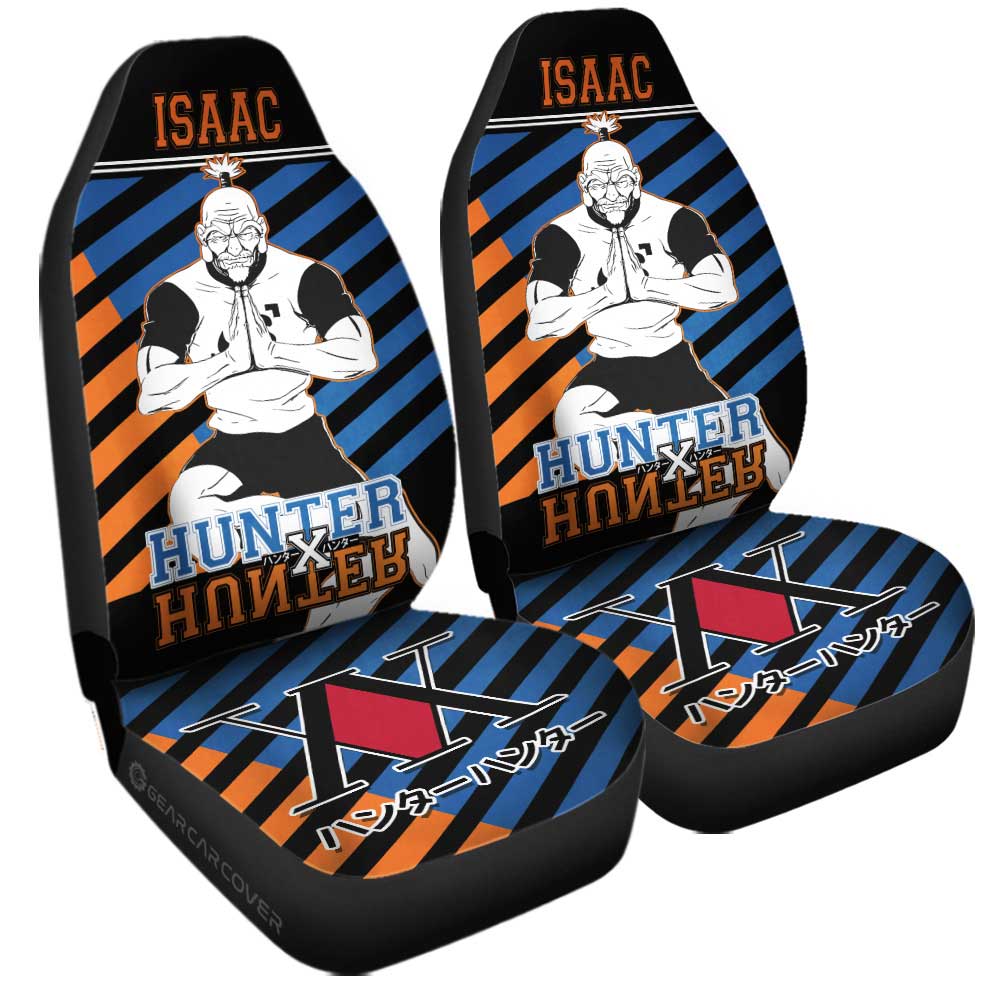 Isaac Netero Car Seat Covers Custom Hunter x Hunter Anime Car Accessories - Gearcarcover - 1