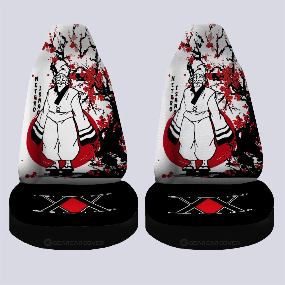 Isaac Netero Car Seat Covers Custom Japan Style Hunter x Hunter Anime Car Accessories - Gearcarcover - 4