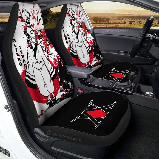 Isaac Netero Car Seat Covers Custom Japan Style Hunter x Hunter Anime Car Accessories - Gearcarcover - 1
