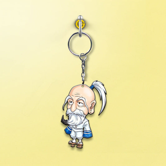 Isaac Netero Keychain Custom Hunter x Hunter Anime Car Accessories - Gearcarcover - 2