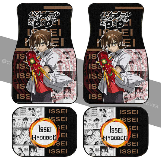 Issei Car Floor Mats Custom Anime High School DxD Car Interior Accessories - Gearcarcover - 2