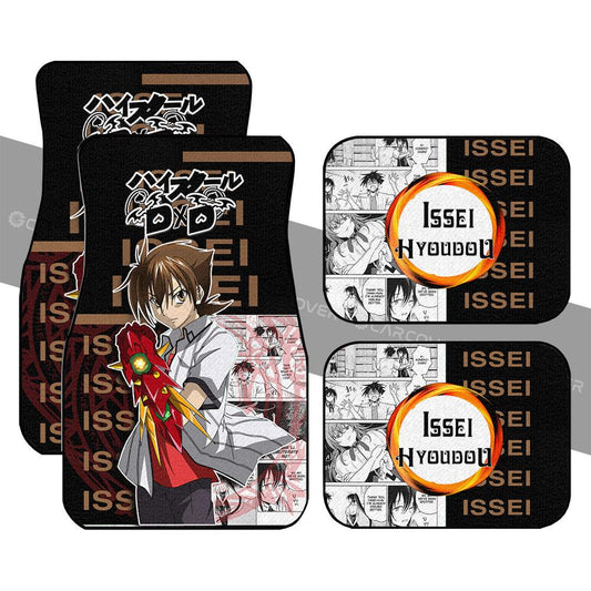 Issei Car Floor Mats Custom Anime High School DxD Car Interior Accessories - Gearcarcover - 1