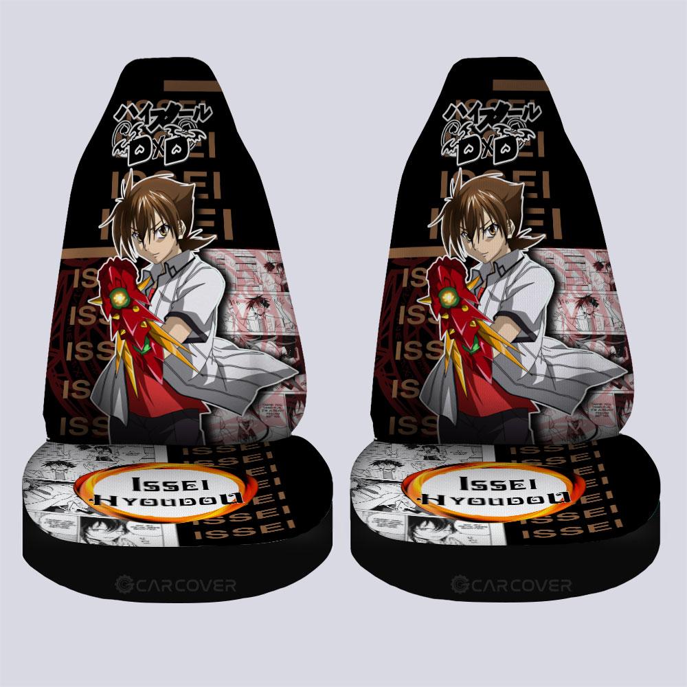 Issei Car Seat Covers Custom Anime High School DxD Car Interior Accessories - Gearcarcover - 4