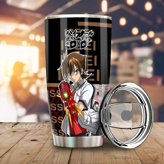 Issei Tumbler Cup Custom Anime High School DxD Car Interior Accessories - Gearcarcover - 1