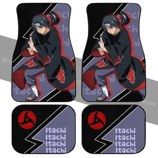 Itachi Car Floor Mats Custom Akatsuki Members Anime Car Accessories - Gearcarcover - 2