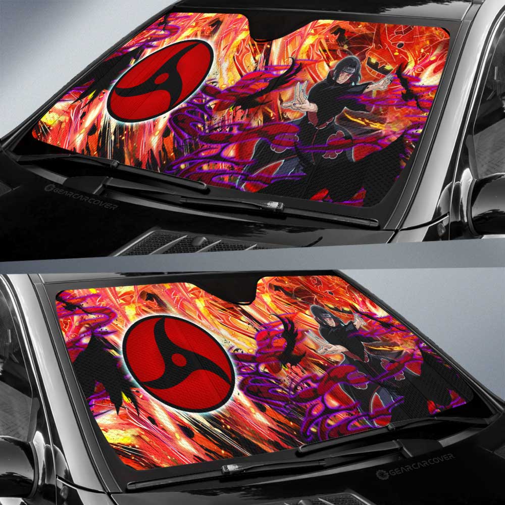 Itachi Car Sunshade Custom Sharingan Eye Car Accessories - Gearcarcover - 2