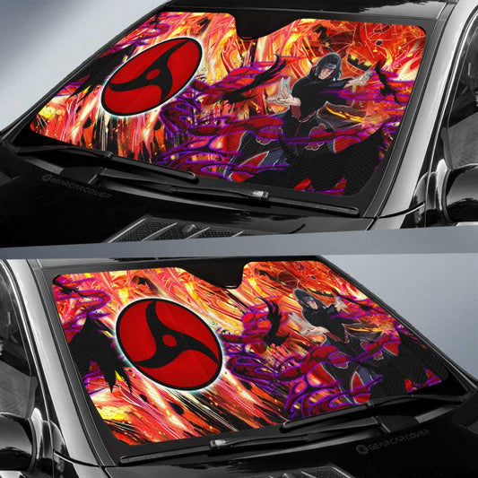 Itachi Car Sunshade Custom Sharingan Eye Car Accessories - Gearcarcover - 2