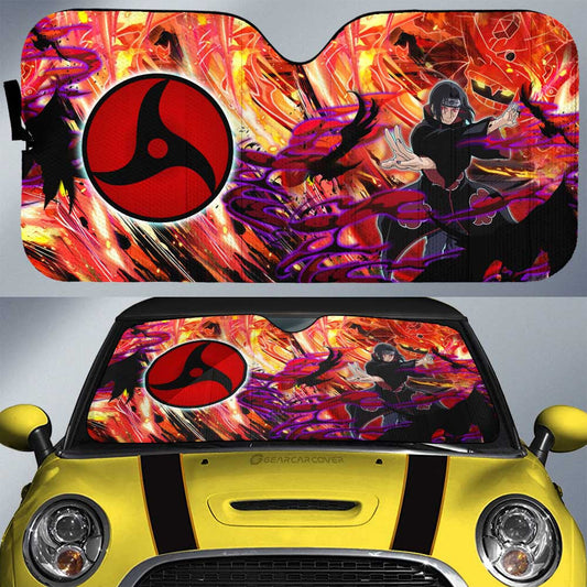 Itachi Car Sunshade Custom Sharingan Eye Car Accessories - Gearcarcover - 1