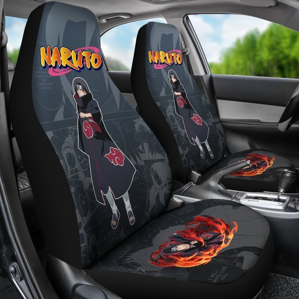 Itachi Jutsu Car Seat Covers Custom Anime Car Accessories - Gearcarcover - 3