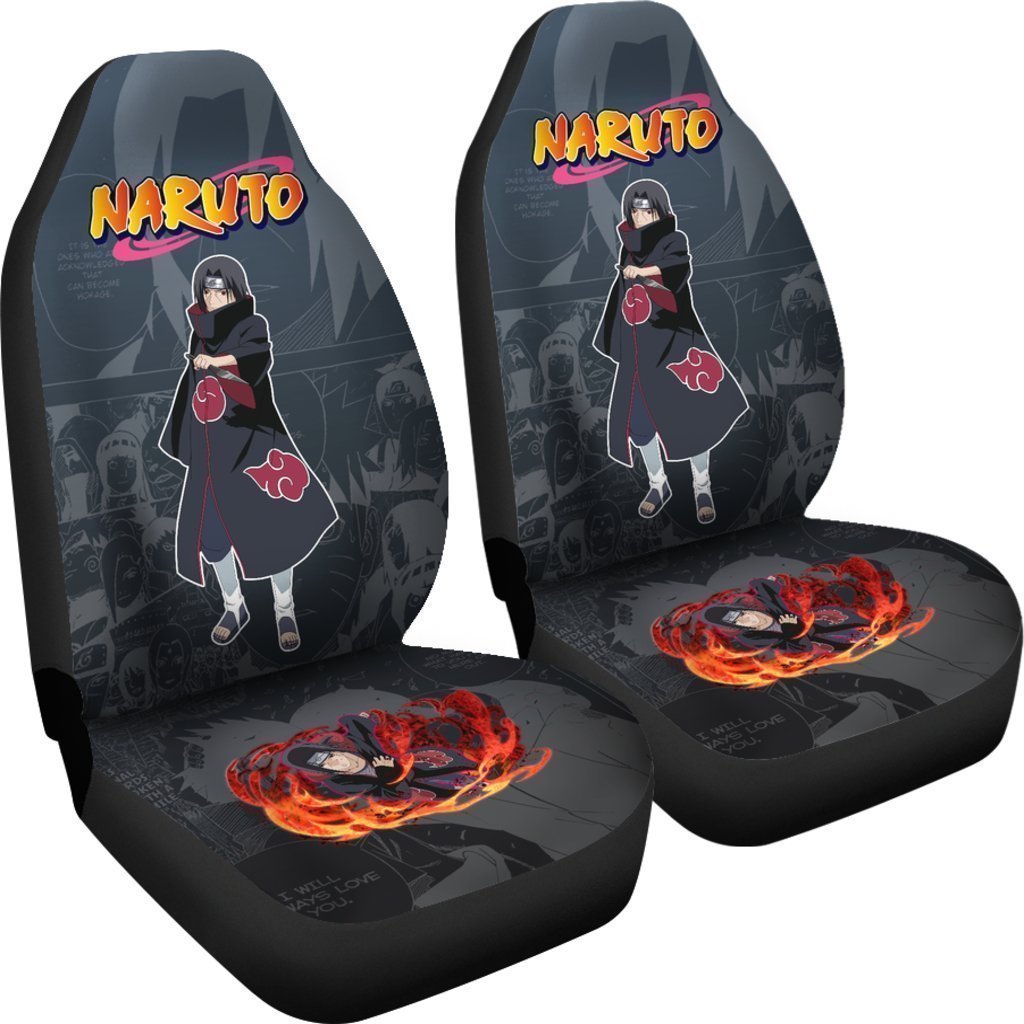 Itachi Jutsu Car Seat Covers Custom Anime Car Accessories - Gearcarcover - 4