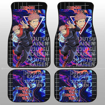 Itadori Yuuji Car Floor Mats Custom Jujutsu Kaisen Anime Car Accessories - Gearcarcover - 1