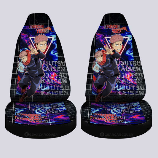 Itadori Yuuji Car Seat Covers Custom Jujutsu Kaisen Anime Car Accessories - Gearcarcover - 2