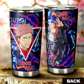 Itadori Yuuji Tumbler Cup Custom Jujutsu Kaisen Anime Car Interior Accessories - Gearcarcover - 1