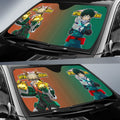 Izuku And Katsuki Car Sunshade Custom My Hero Academia Main Anime Heros - Gearcarcover - 2