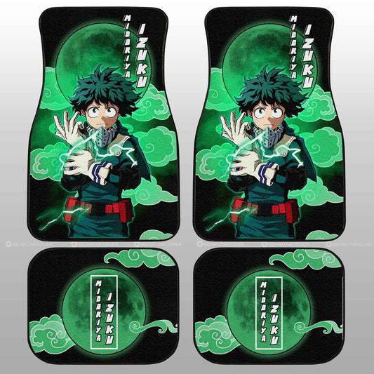 Izuku Midoriya Car Floor Mats Custom Anime My Hero Academia Car Interior Accessories - Gearcarcover - 2